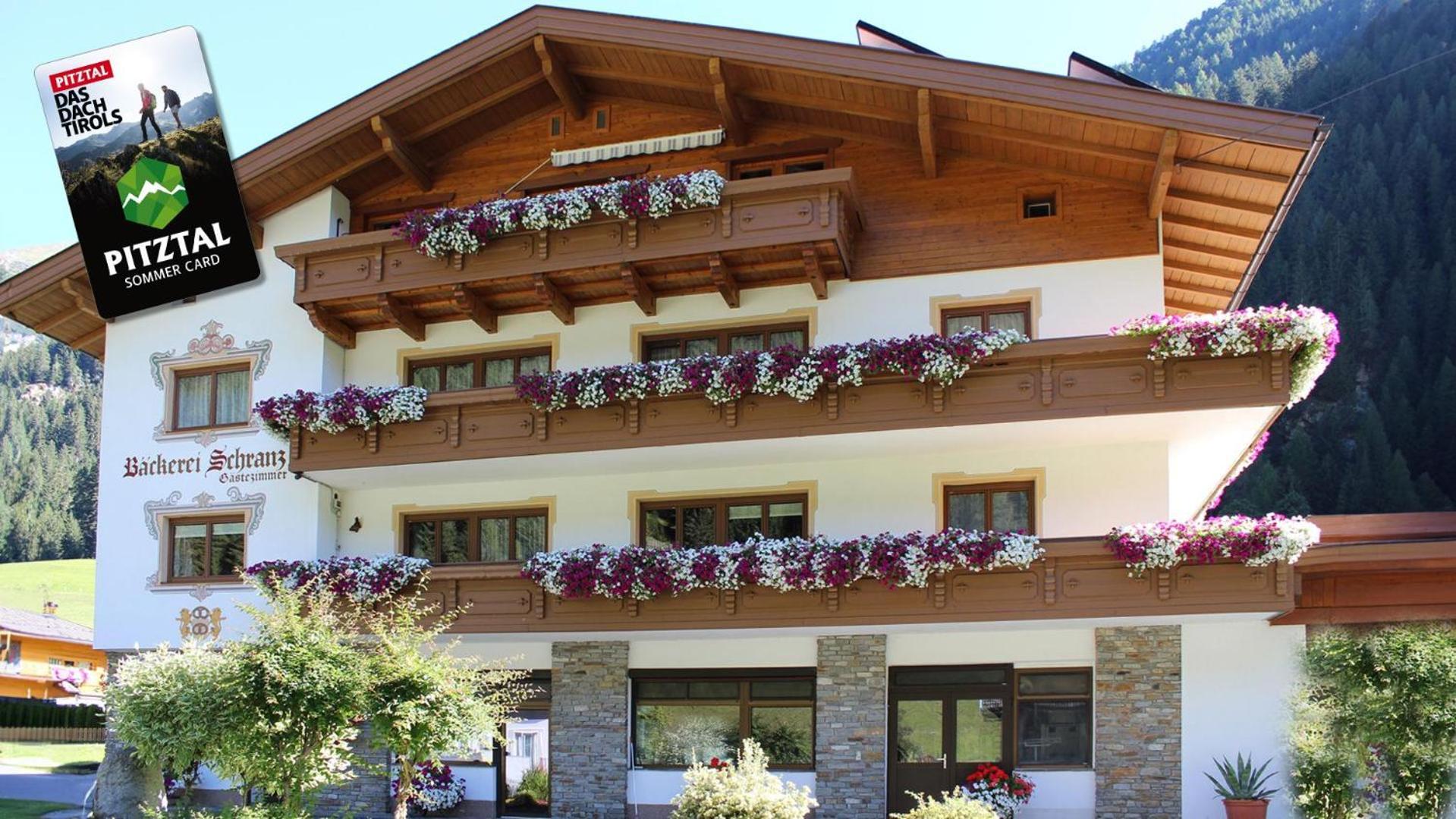 Baeckerei Schranz Panzió Sankt Leonhard im Pitztal Kültér fotó