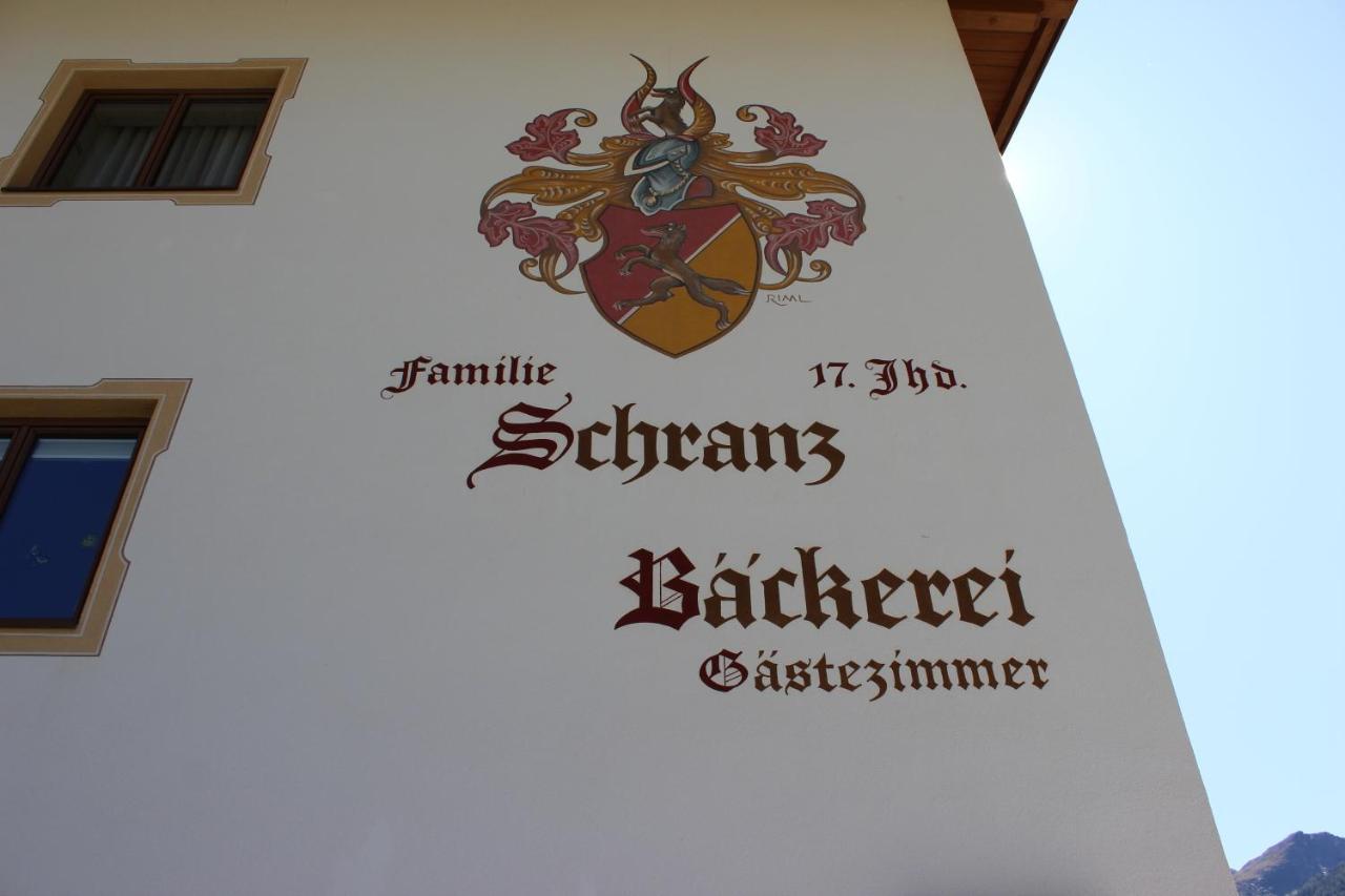 Baeckerei Schranz Panzió Sankt Leonhard im Pitztal Kültér fotó